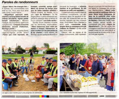 Cliquer sur l‘article pour lecture